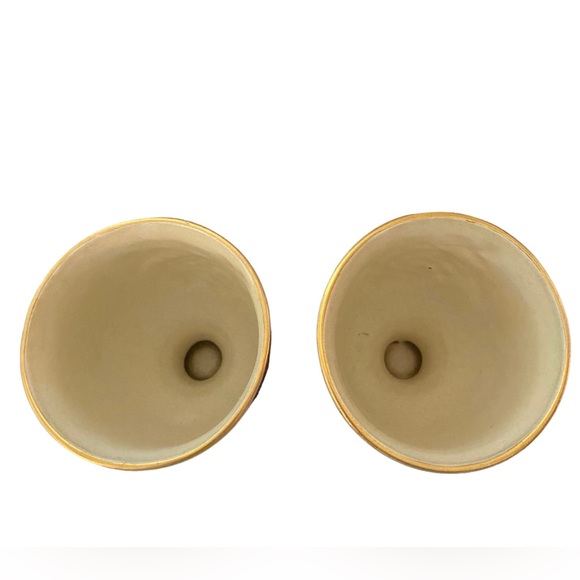 Vintage Ceramic Purple Goblets - Picture 5 of 6